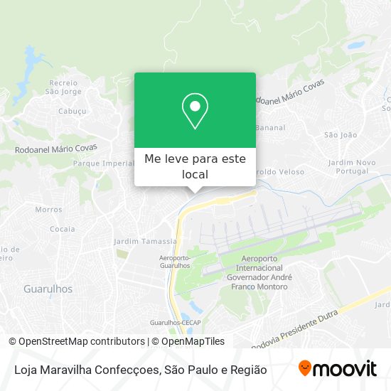 Loja Maravilha Confecçoes mapa