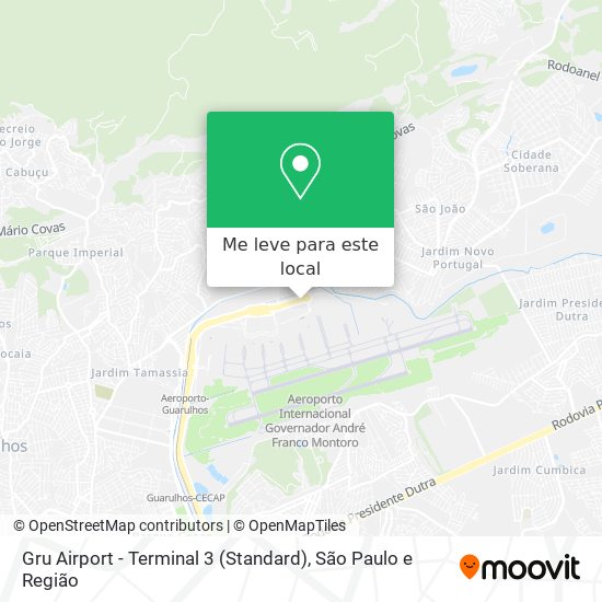 Gru Airport - Terminal 3 (Standard) mapa