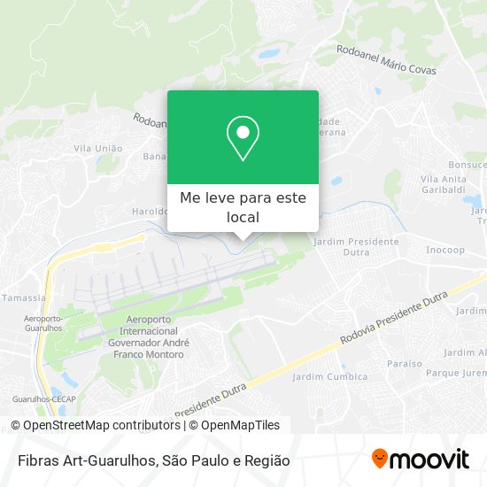 Fibras Art-Guarulhos mapa