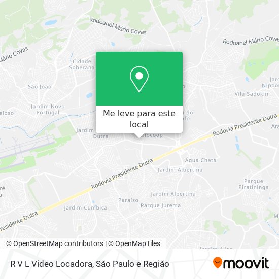 R V L Video Locadora mapa