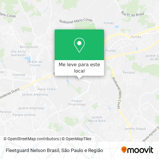 Fleetguard Nelson Brasil mapa