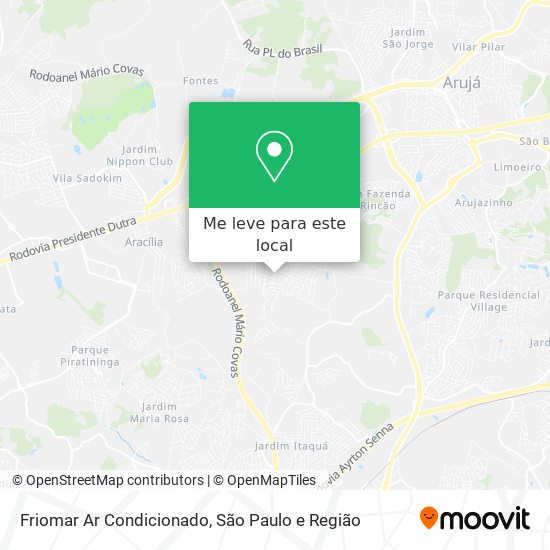 Friomar Ar Condicionado mapa