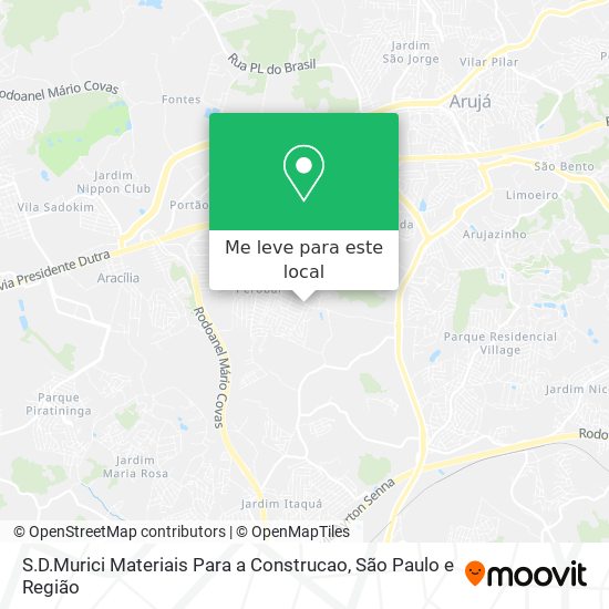 S.D.Murici Materiais Para a Construcao mapa