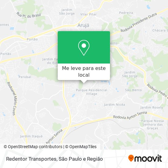 Redentor Transportes mapa