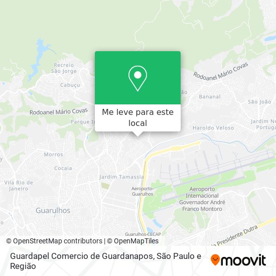 Guardapel Comercio de Guardanapos mapa