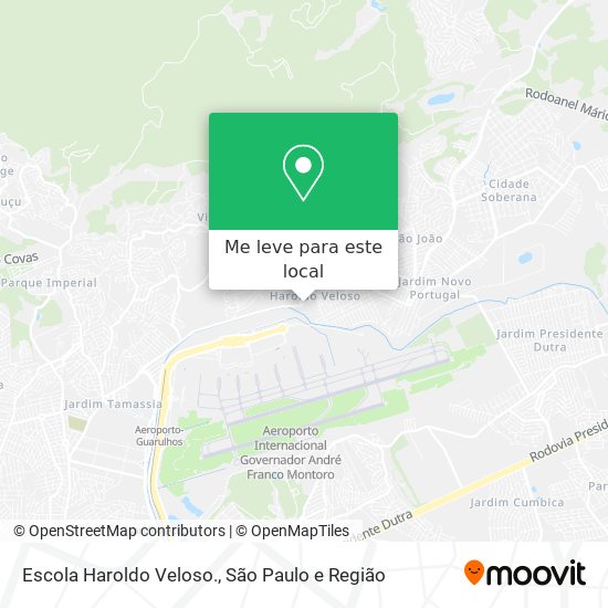 Escola Haroldo Veloso. mapa