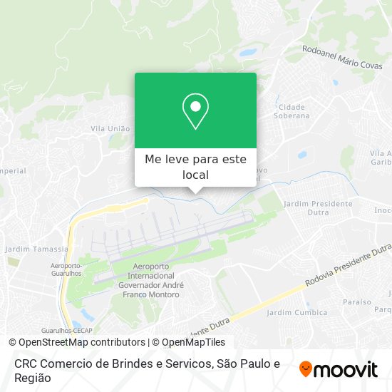 CRC Comercio de Brindes e Servicos mapa