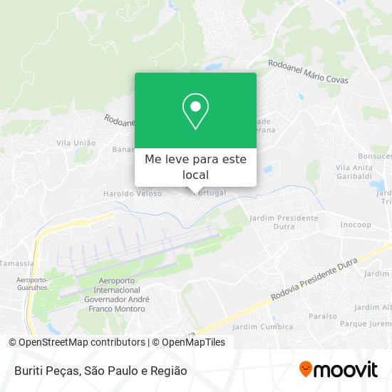 Buriti Peças mapa