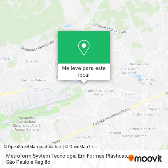 Metroform System Tecnologia Em Formas Plásticas mapa