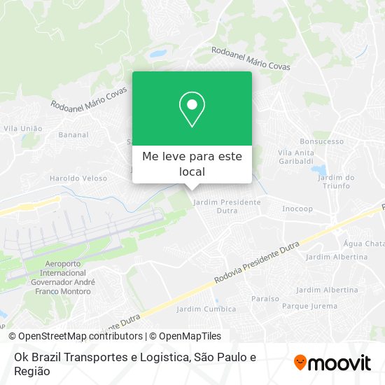 Ok Brazil Transportes e Logistica mapa