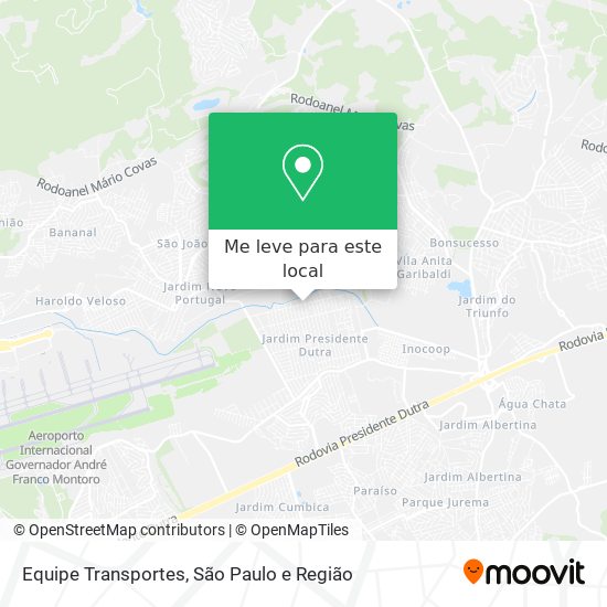 Equipe Transportes mapa