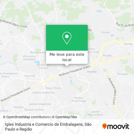 Igles Industria e Comercio de Embalagens mapa