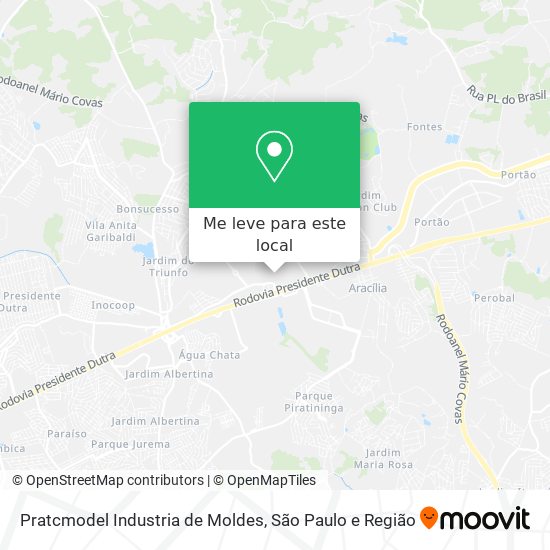 Pratcmodel Industria de Moldes mapa