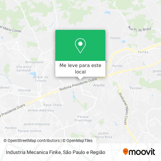 Industria Mecanica Finke mapa