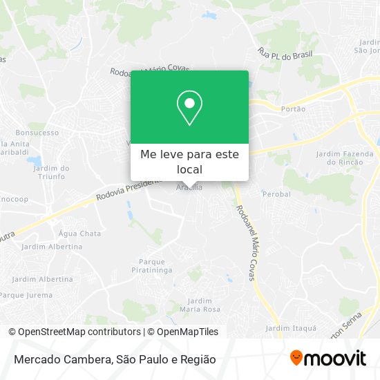 Mercado Cambera mapa