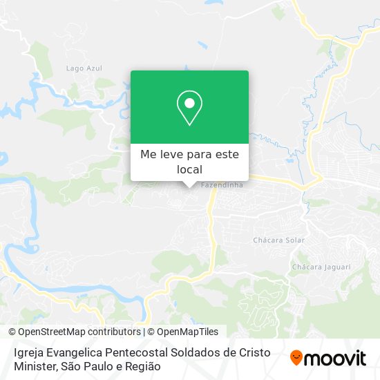 Igreja Evangelica Pentecostal Soldados de Cristo Minister mapa