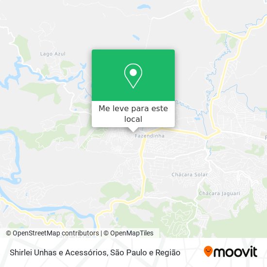 Shirlei Unhas e Acessórios mapa