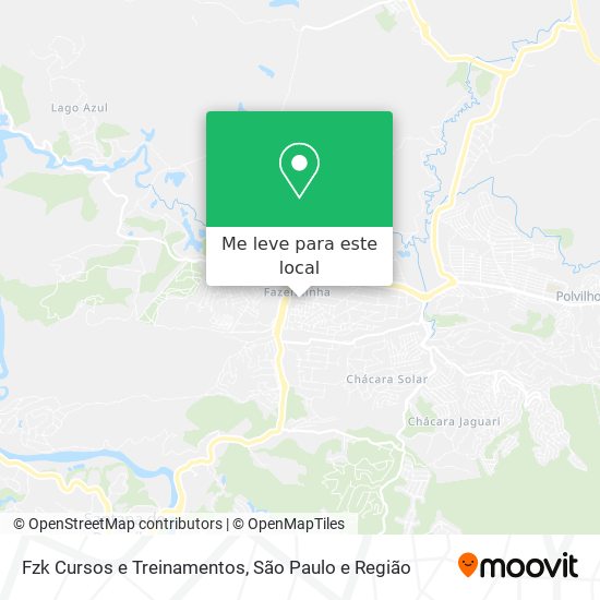 Fzk Cursos e Treinamentos mapa