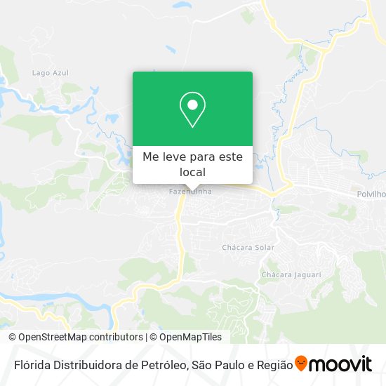 Flórida Distribuidora de Petróleo mapa
