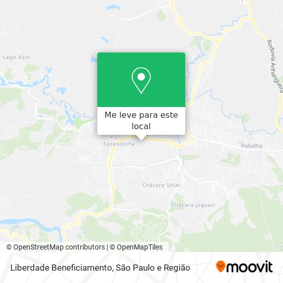 Liberdade Beneficiamento mapa