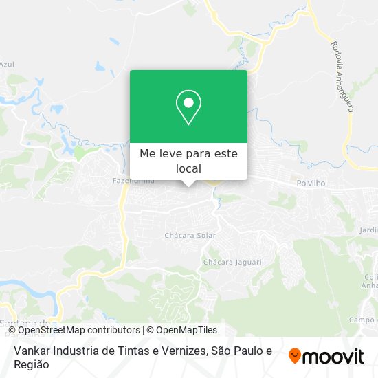 Vankar Industria de Tintas e Vernizes mapa