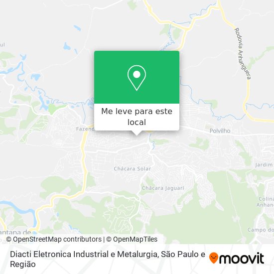 Diacti Eletronica Industrial e Metalurgia mapa