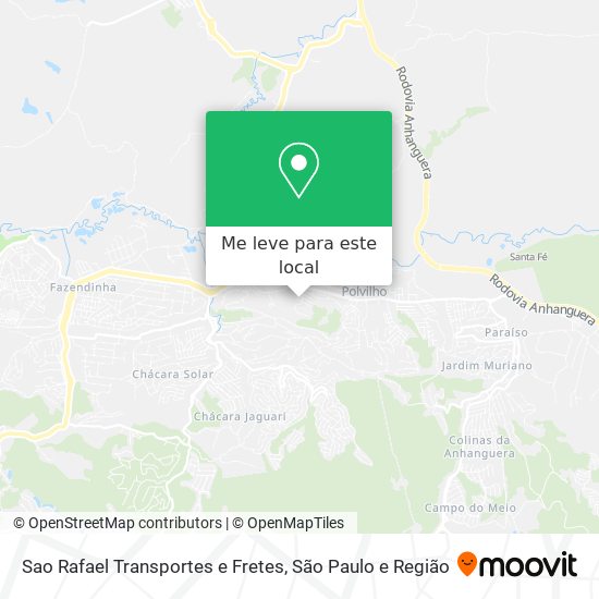 Sao Rafael Transportes e Fretes mapa