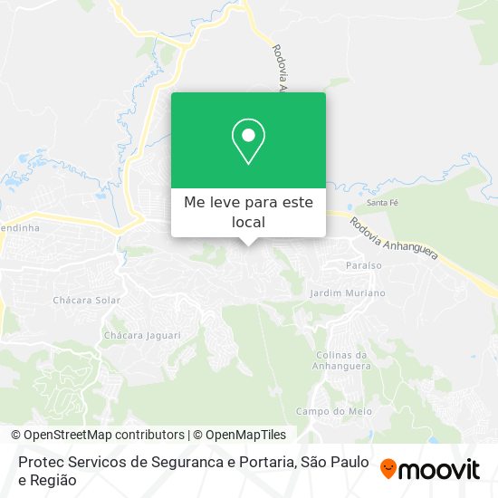 Protec Servicos de Seguranca e Portaria mapa