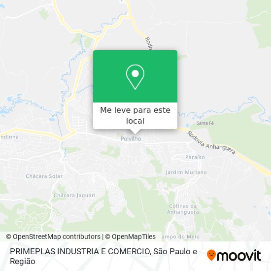 PRIMEPLAS INDUSTRIA E COMERCIO mapa