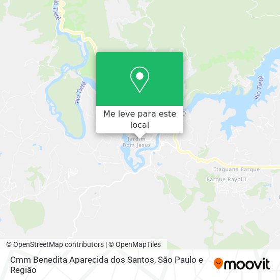 Cmm Benedita Aparecida dos Santos mapa