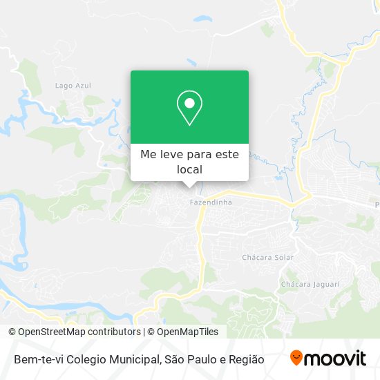 Bem-te-vi Colegio Municipal mapa