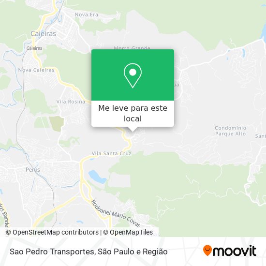 Sao Pedro Transportes mapa