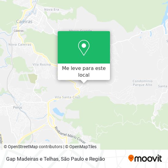 Gap Madeiras e Telhas mapa