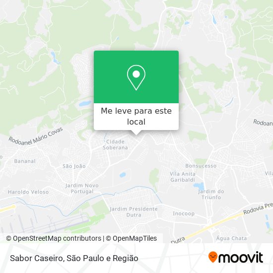 Sabor Caseiro mapa