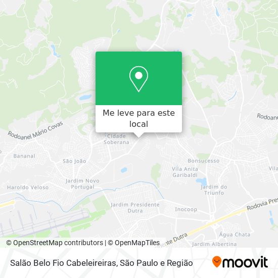 Salão Belo Fio Cabeleireiras mapa