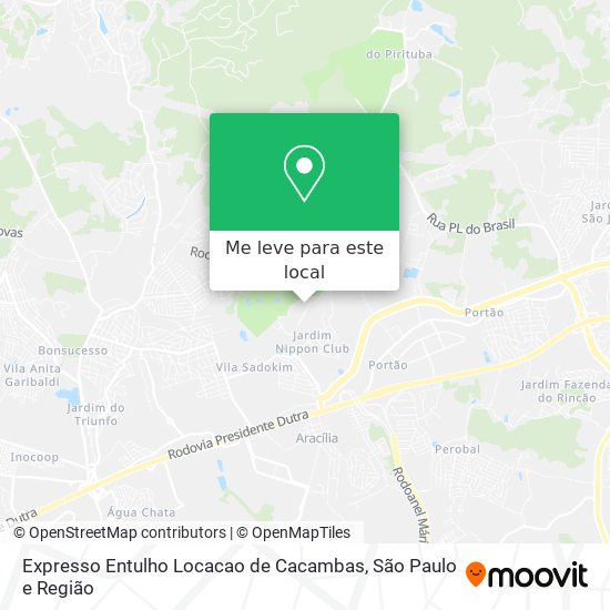 Expresso Entulho Locacao de Cacambas mapa