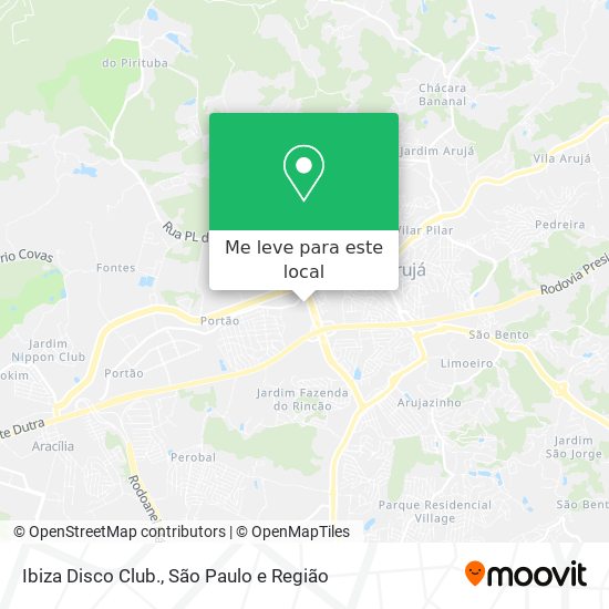Ibiza Disco Club. mapa