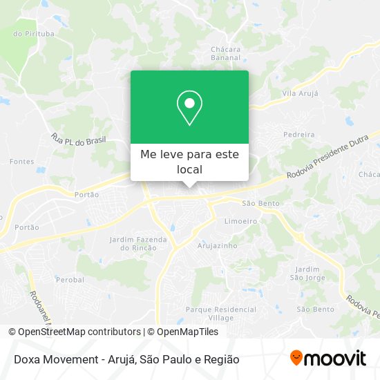 Doxa Movement - Arujá mapa