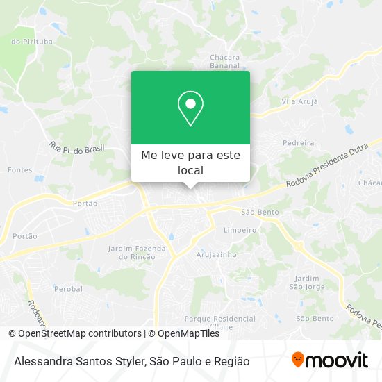 Alessandra Santos Styler mapa
