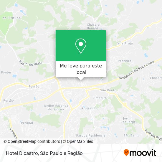 Hotel Dicastro mapa