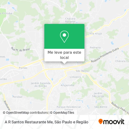 A R Santos Restaurante Me mapa