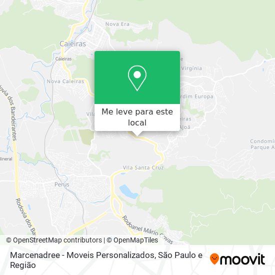 Marcenadree - Moveis Personalizados mapa