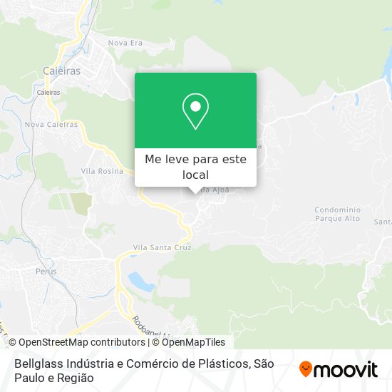 Bellglass Indústria e Comércio de Plásticos mapa