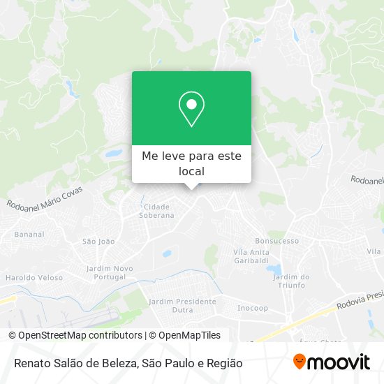Renato Salão de Beleza mapa