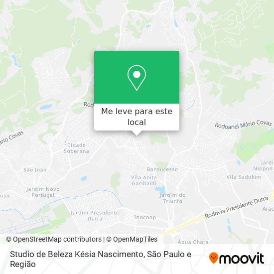 Studio de Beleza Késia Nascimento mapa
