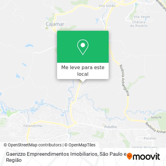 Gaenzzo Empreendimentos Imobiliarios mapa