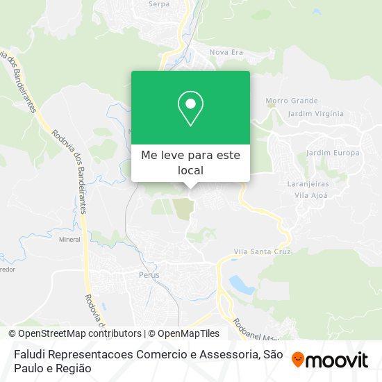 Faludi Representacoes Comercio e Assessoria mapa