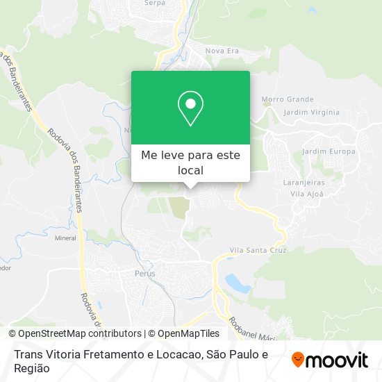 Trans Vitoria Fretamento e Locacao mapa