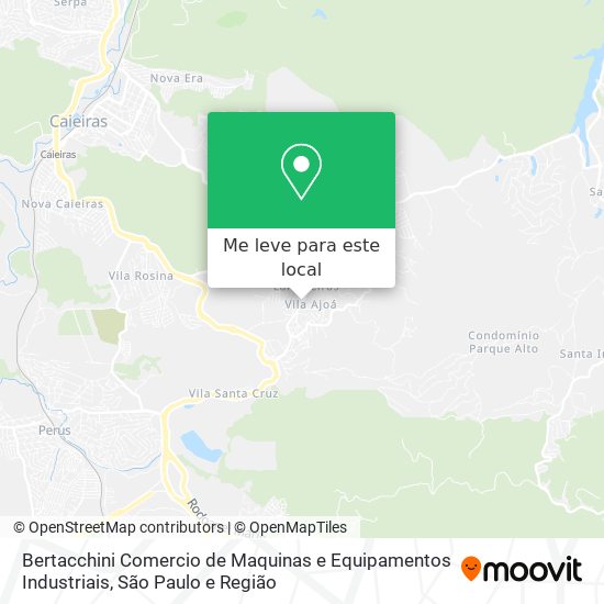 Bertacchini Comercio de Maquinas e Equipamentos Industriais mapa