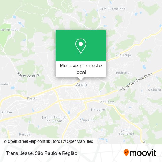 Trans Jesse mapa